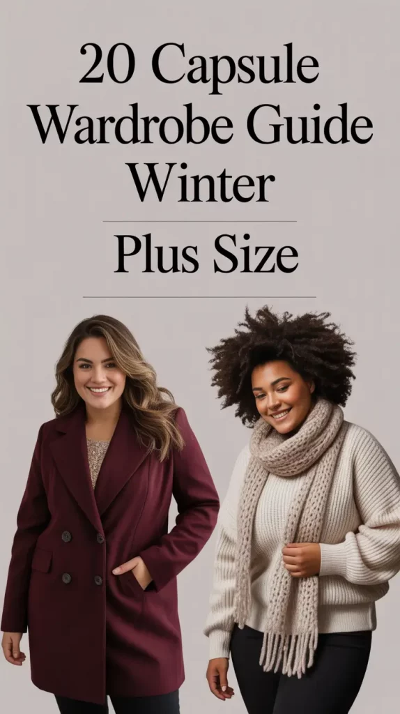 Capsule Wardrobe Guide Winter 2025–2026 Plus Size: Stylish Outfits & Fashion Inspiration