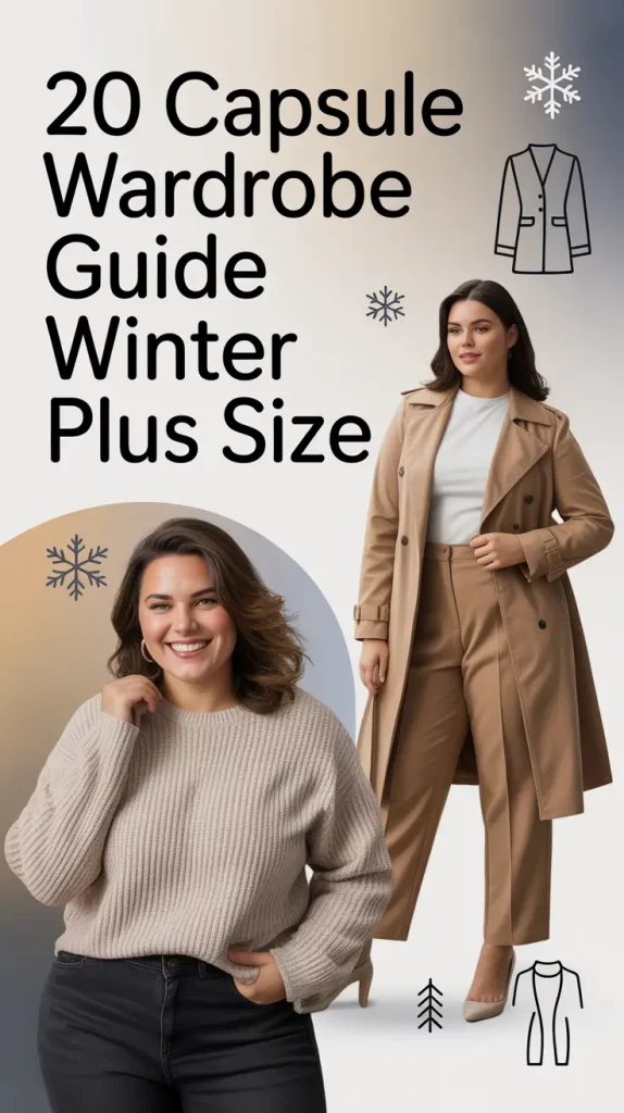 Capsule Wardrobe Guide Winter 2025–2026 Plus Size: Stylish Outfits & Fashion Inspiration