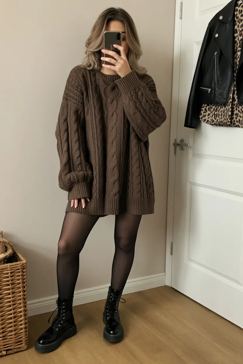 casual winter outfits Knit Dress Revival