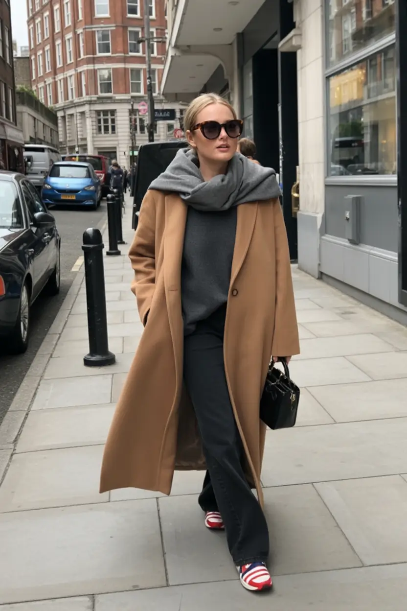 casual winter outfits Soft Camel Comfort