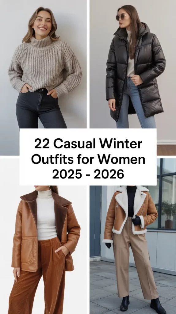Casual Winter Outfits for Women 2025 - 2026: Chic & Cozy Style Ideas