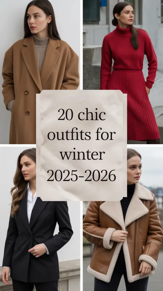 Chic Outfits for Winter 2025–2026: Cozy & Comfy Ideas for Cold Weather