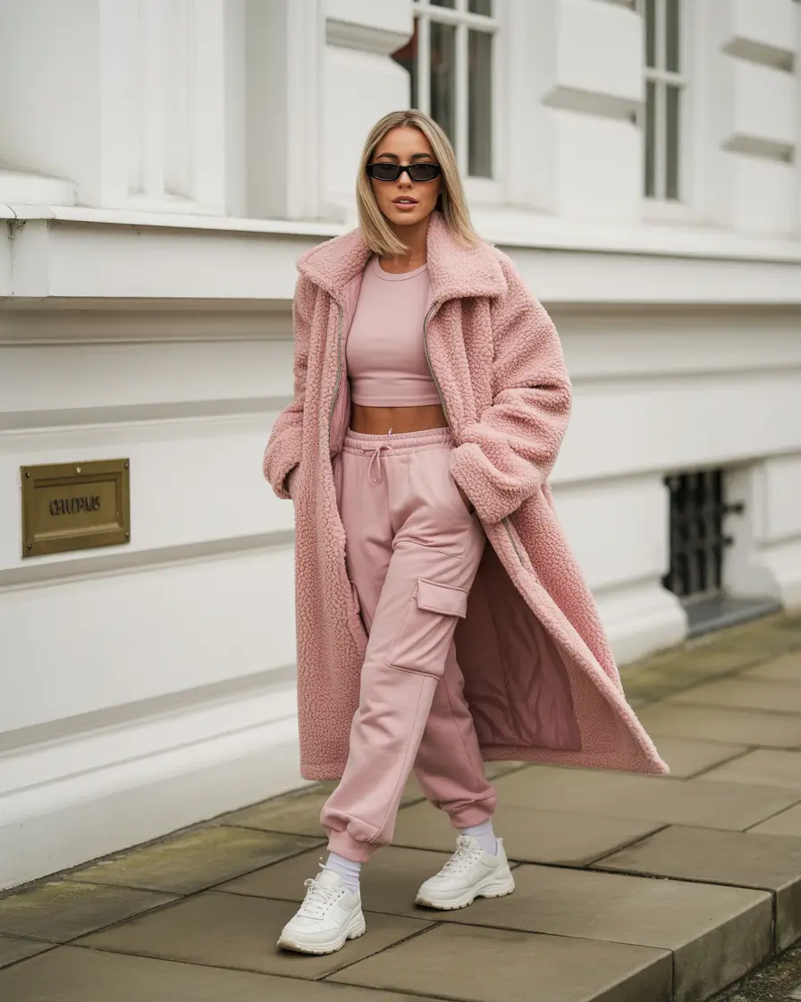 comfy winter outfits aesthetic pastel layers