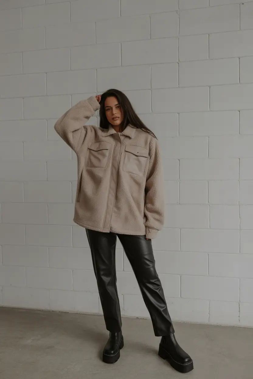 comfy winter outfits blackgirl leather edge