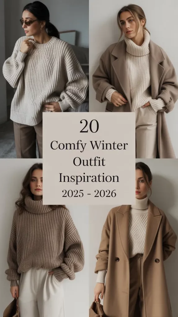 Comfy Winter Outfit Inspiration 2025 – 2026: Cozy & Classy Ideas for Every Day