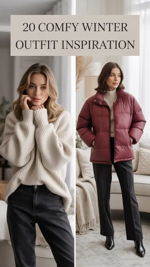 Comfy Winter Outfit Inspiration 2025 – 2026: Cozy & Classy Ideas for Every Day