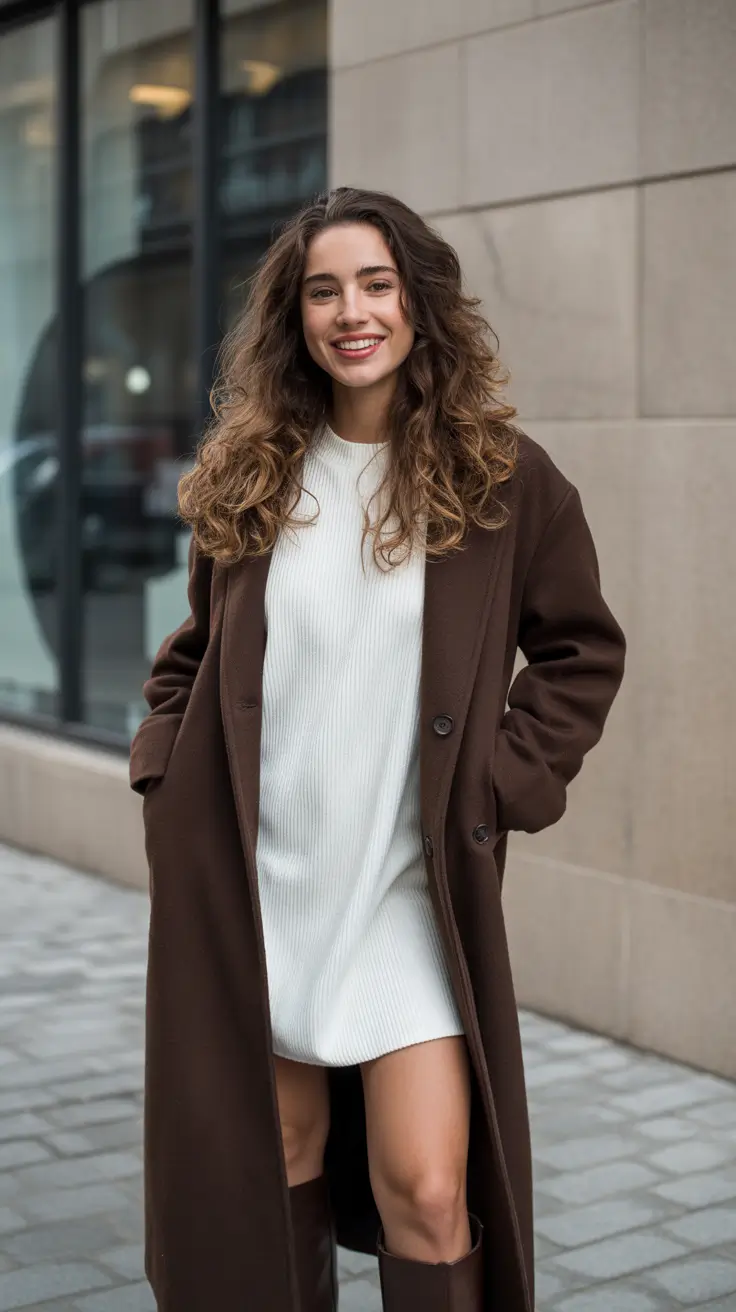 november-cozy-outfit-Coat-and-Knit-Dress-Harmony