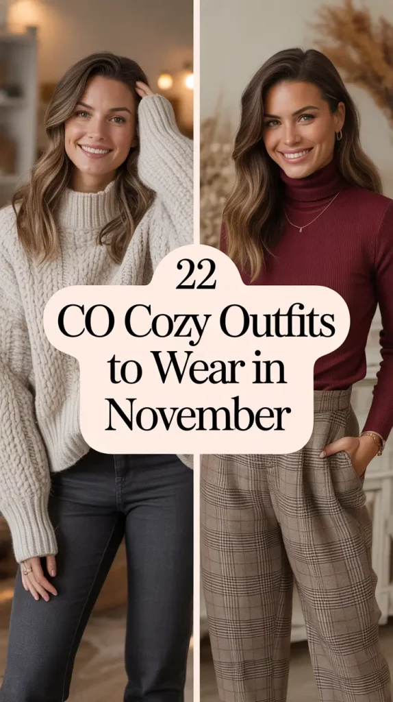 Cozy Outfits to Wear in November 2025: 22 Aesthetic Ideas for Everyday Style