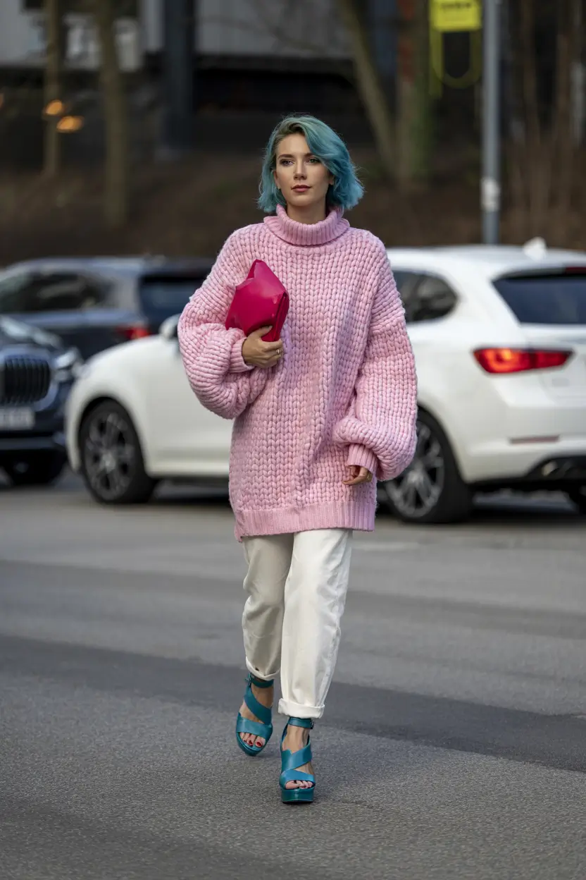 Cozy outfit Wear October Playful Color Pop