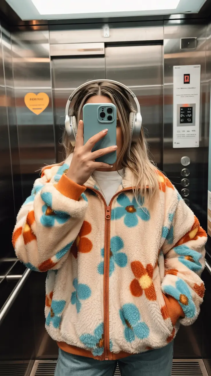 Cozy outfit Wear October Retro Vibes with Modern Warmth