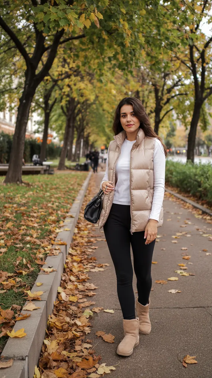 Cozy outfit Wear October Light Layers for Autumn Walks