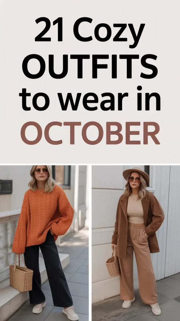 Cozy Outfits to Wear in October 2025 – Inspiring Cozy Outfit Ideas for Street, School and Lounge