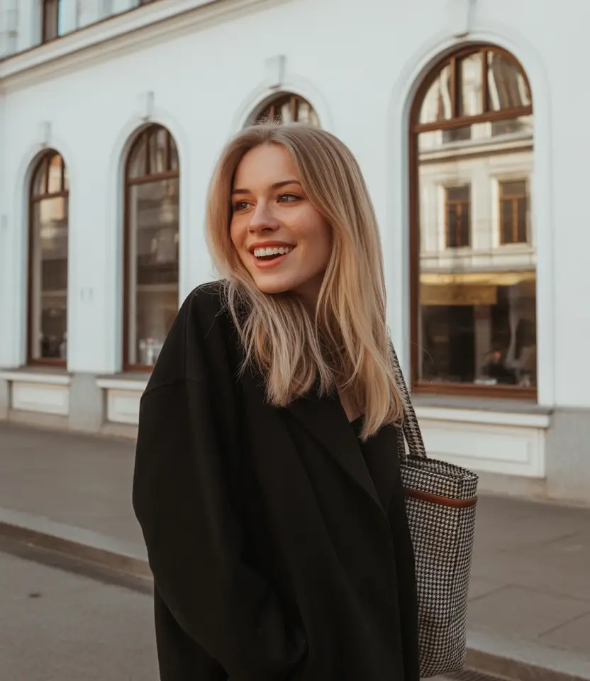 Cute Winter Hairstyles for Medium Hair Relaxed Layers