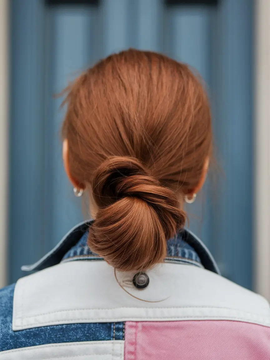 Cute Winter Hairstyles School Updo Twisted Bun