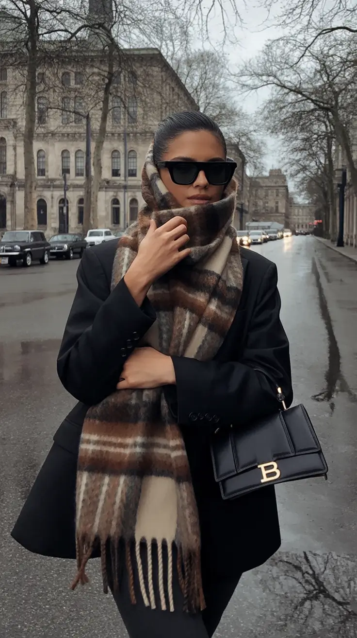 Elegant Oversized Scarf Drama 2025 2026