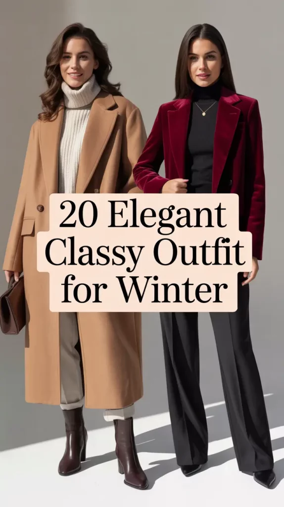 Elegant Classy Outfit for Winter 2025 - 2026: Chic Elegant Ideas for Women