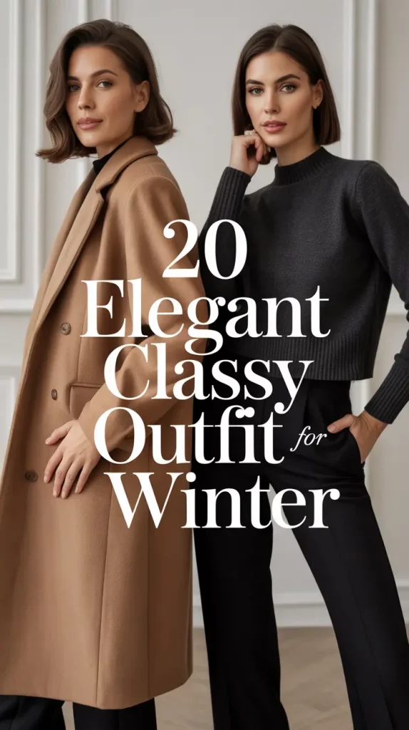 Elegant Classy Outfit for Winter 2025 - 2026: Chic Elegant Ideas for Women