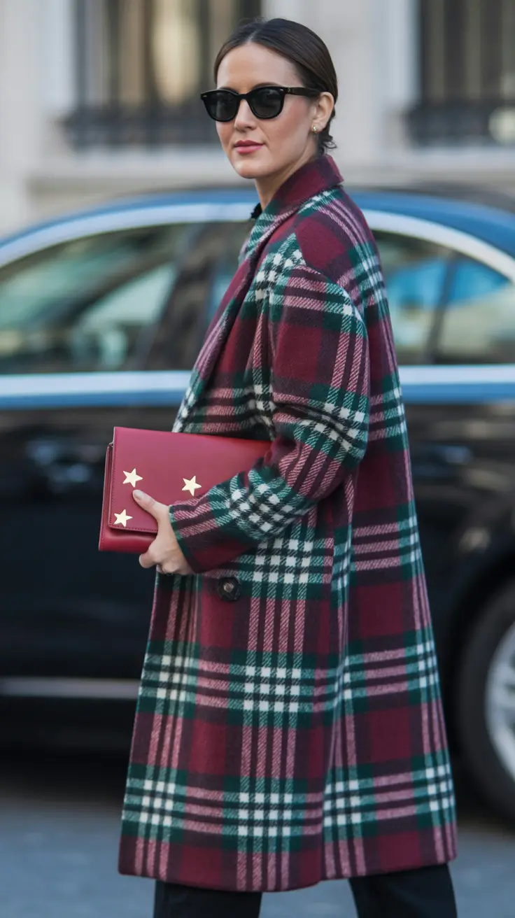 cozy-winter-outfits-plaid-statement