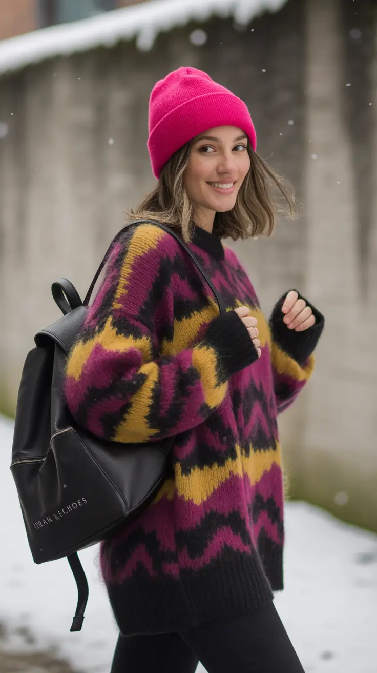 cozy-winter-outfits-bright-knit