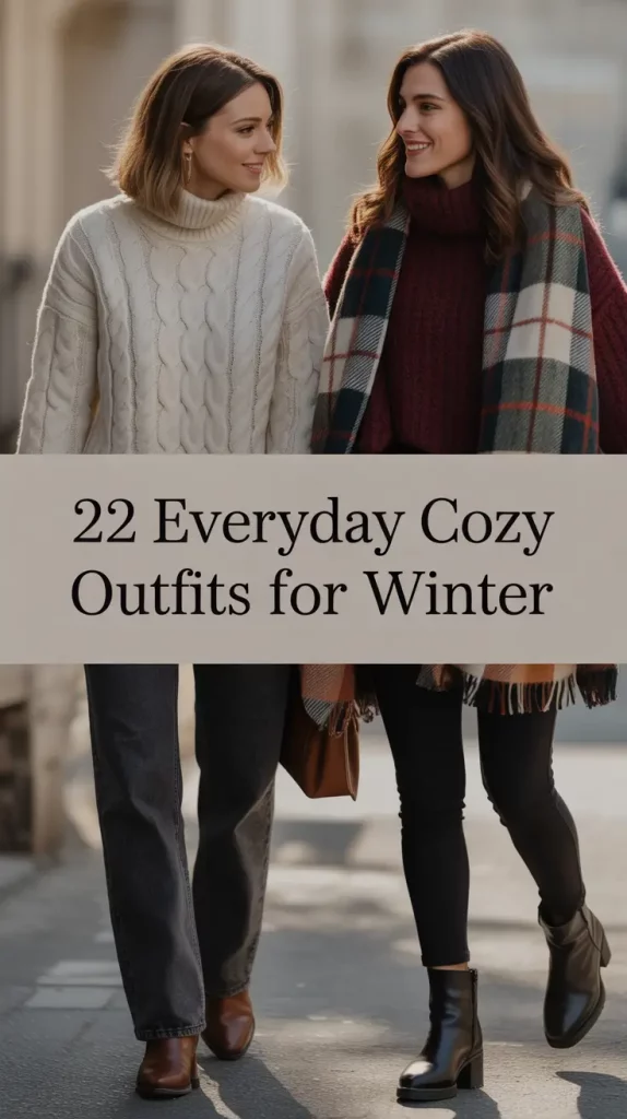 Everyday Cozy Outfits for Winter 2025 / 2026 – Stylish & Comfy Ideas with Coats