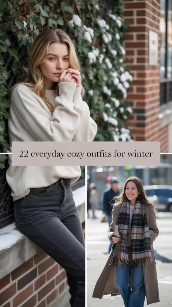 Everyday Cozy Outfits for Winter 2025 / 2026 – Stylish & Comfy Ideas with Coats