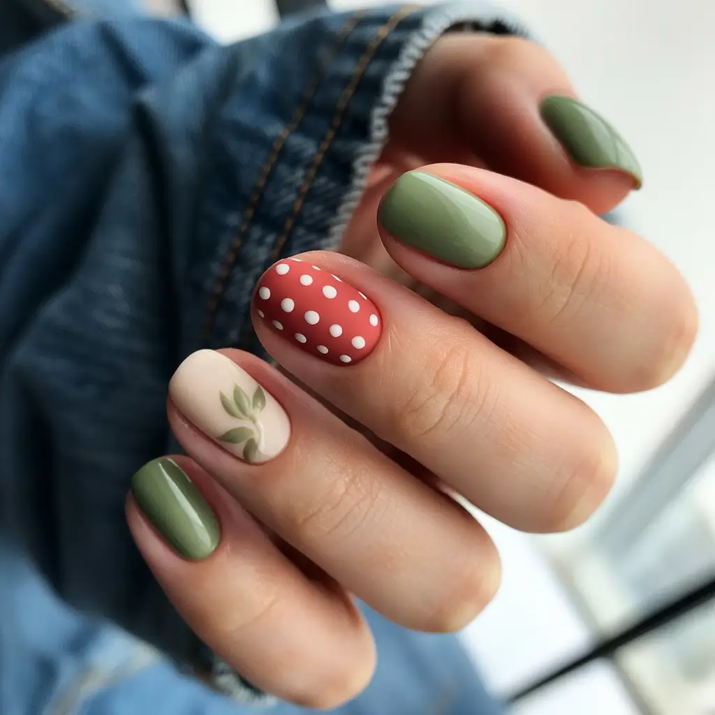 nail design november 2025 Forest Charm