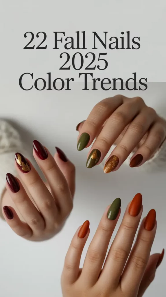 Fall Nails 2025 Color Trends: Inspiring Short, Almond & French Tip Ideas