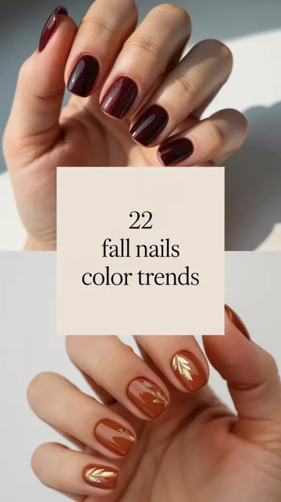 Fall Nails 2025 Color Trends: Inspiring Short, Almond & French Tip Ideas