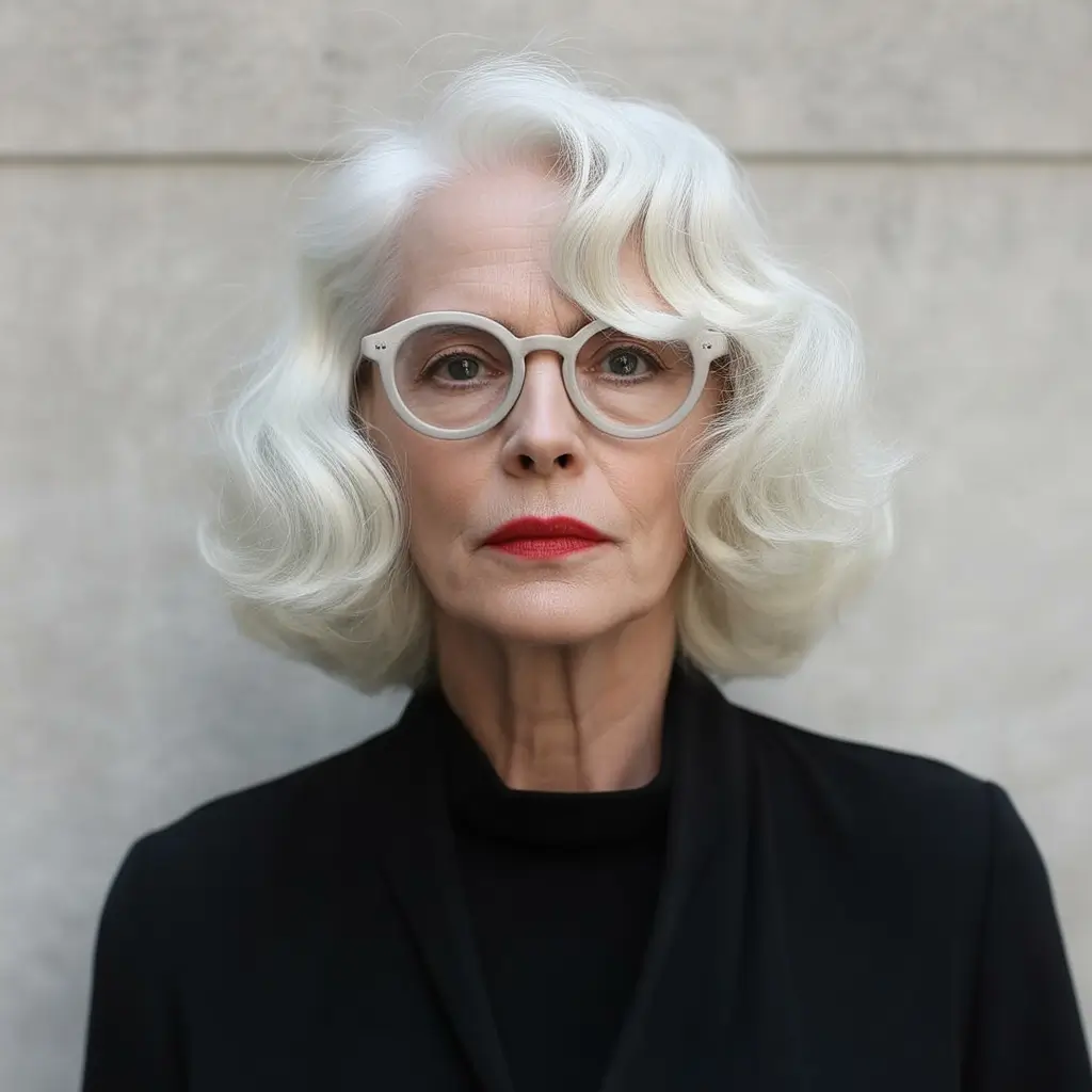 hairstyle-color-women-over-40-silver-retro-waves
