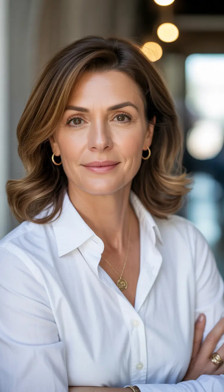 hairstyle-color-women-over-40-polished-medium-bob