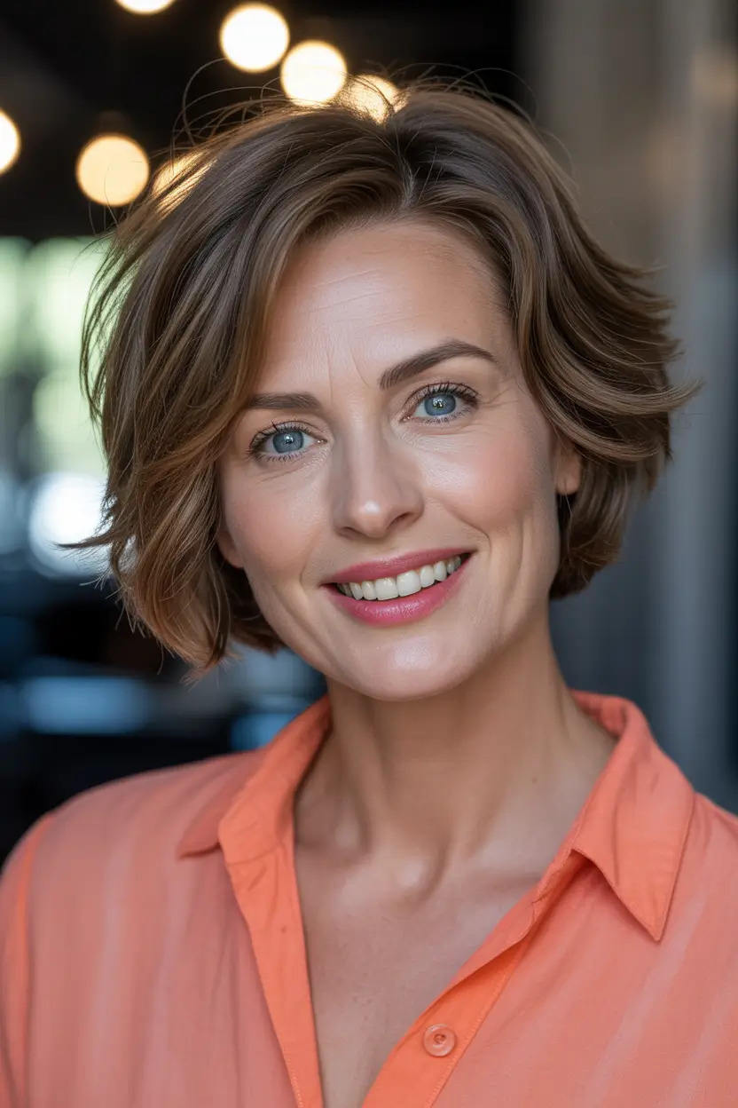 hairstyle-color-women-over-40-chic-short-bob