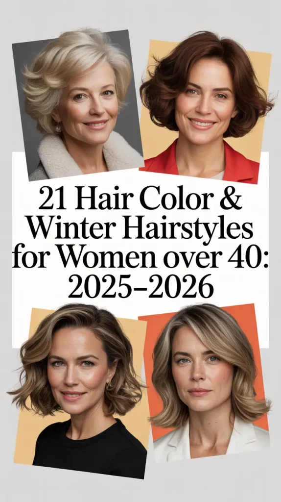 Hair Color & Winter Hairstyles for Women Over 40: 2025–2026