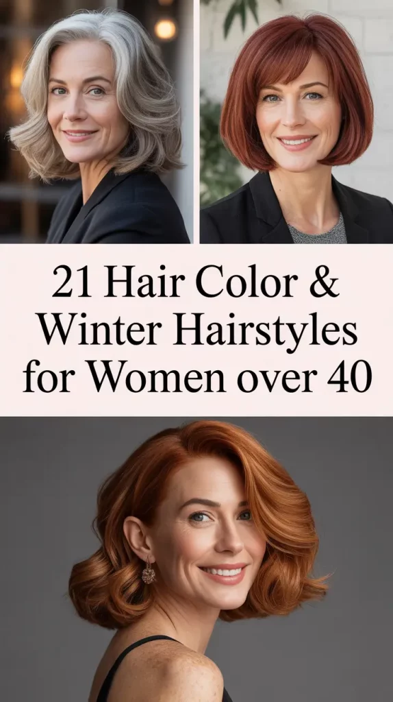 Hair Color & Winter Hairstyles for Women Over 40: 2025–2026