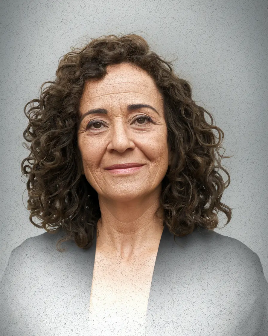 winter hairstyles and color for women over 60 Natural Curly Confidence