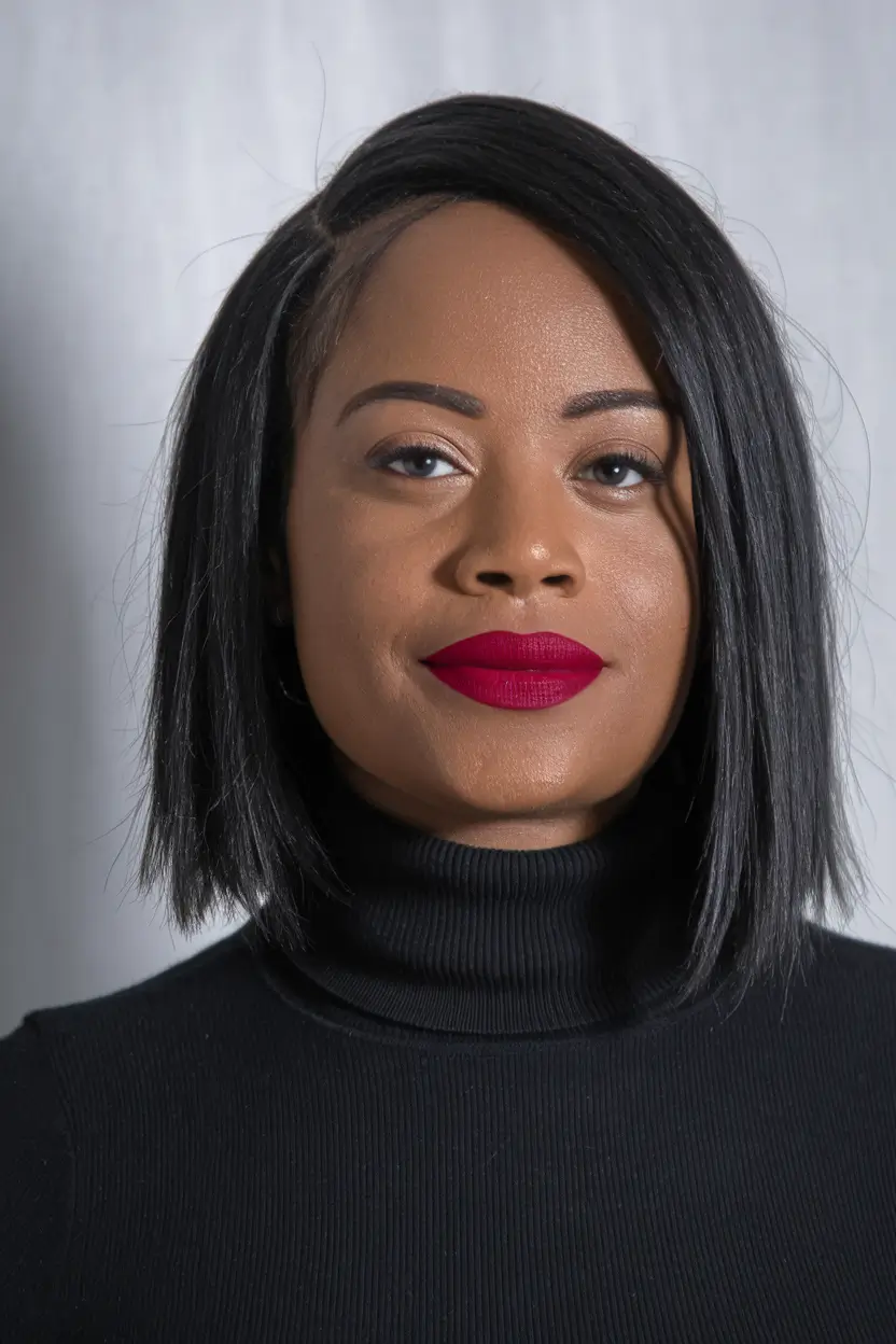 winter haircuts 2026 medium Sleek Angled Bob