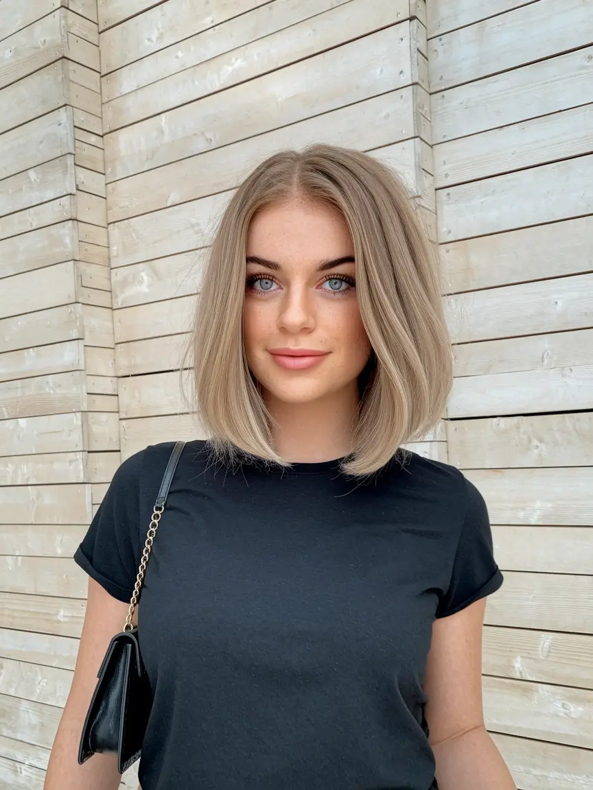 haircuts october 2025 Polished Long Bob