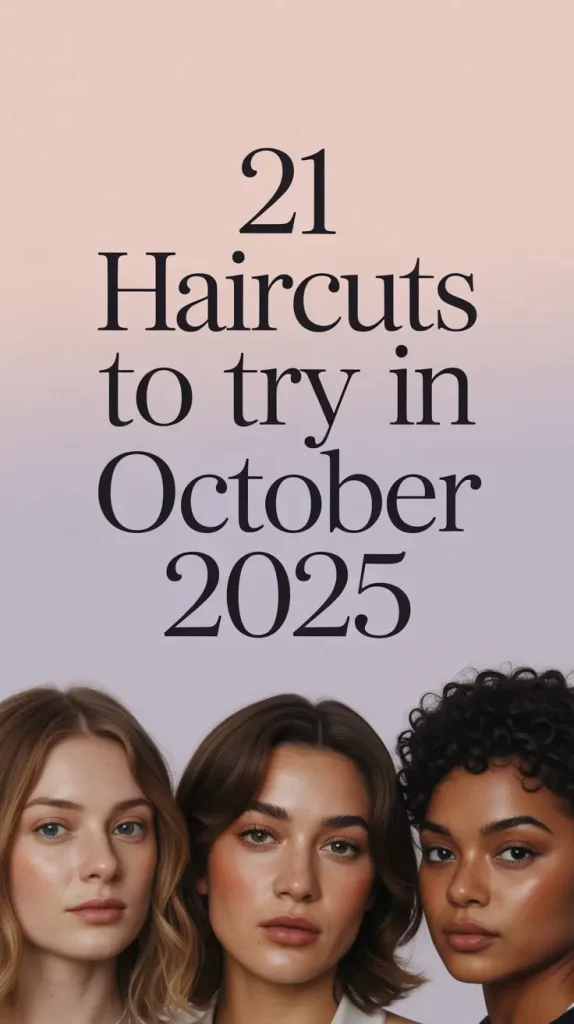 Haircuts to Try in October 2025: Fresh Autumn Hairstyles and Fall Haircut Ideas