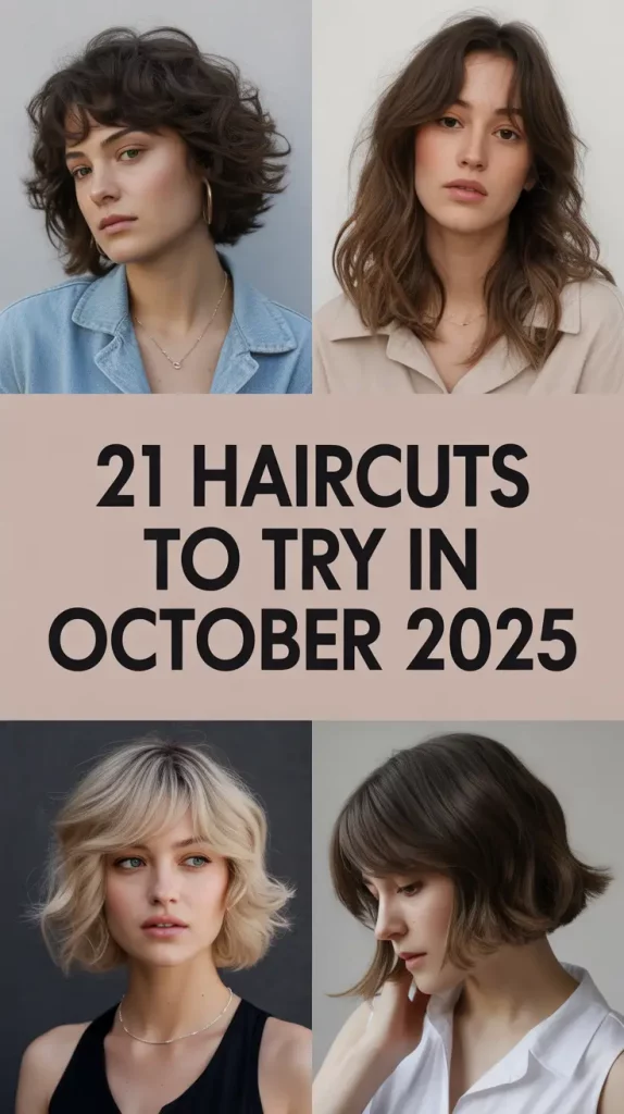 Haircuts to Try in October 2025: Fresh Autumn Hairstyles and Fall Haircut Ideas