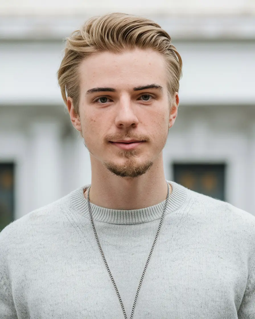 winter men's haircuts Slicked-Back Medium Length