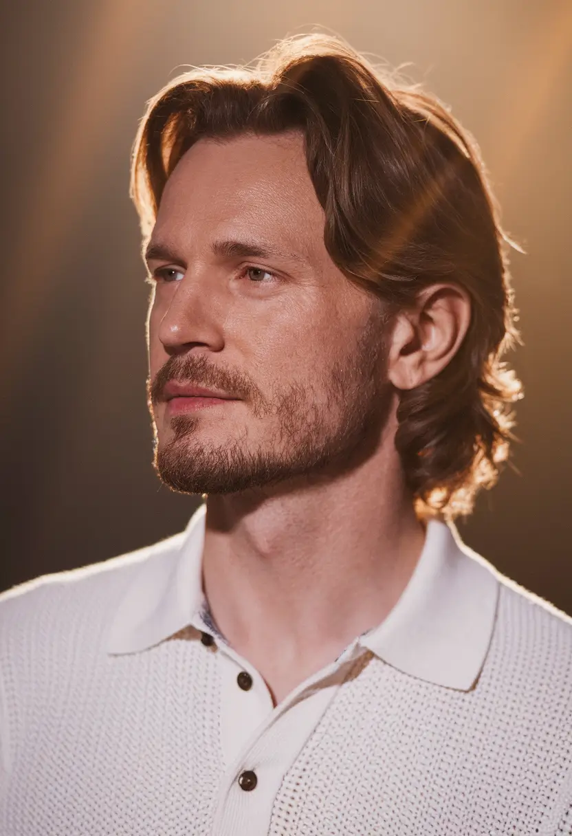 winter men's haircuts Softly Layered Medium Length