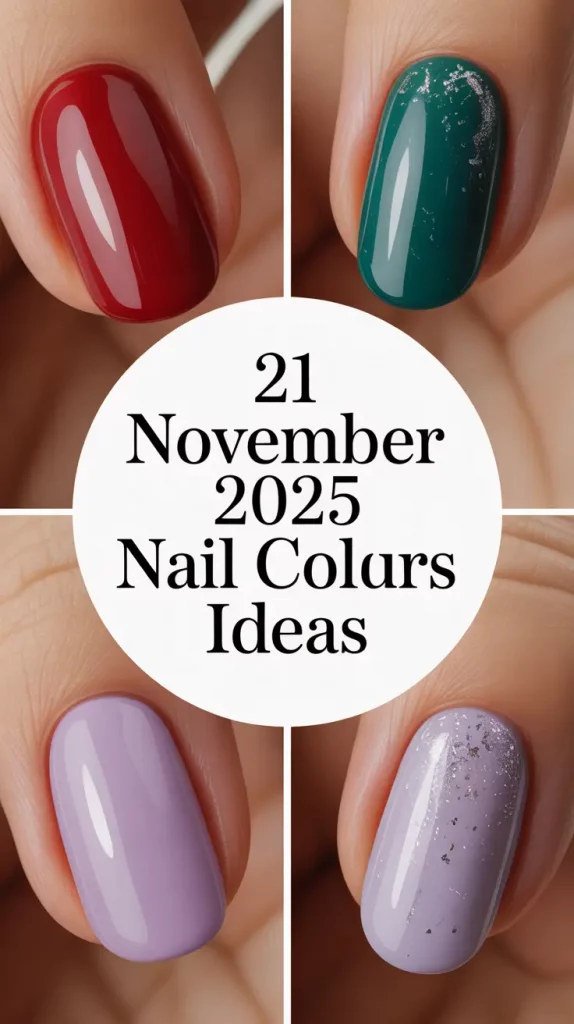 November 2025 Nail Colors Ideas: Cute Almond, Short Gel & Trendy Seasonal Designs