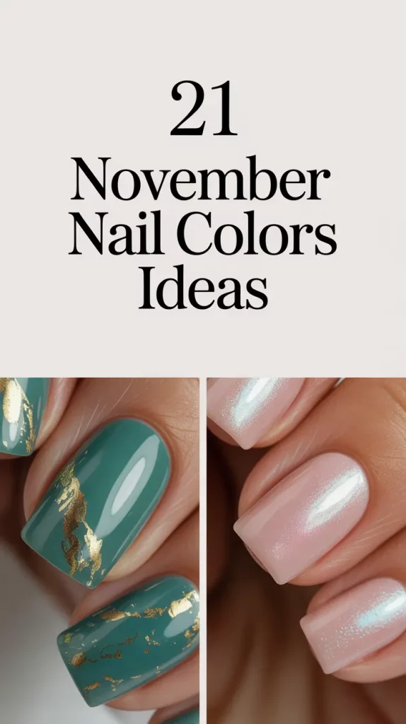 November 2025 Nail Colors Ideas: Cute Almond, Short Gel & Trendy Seasonal Designs