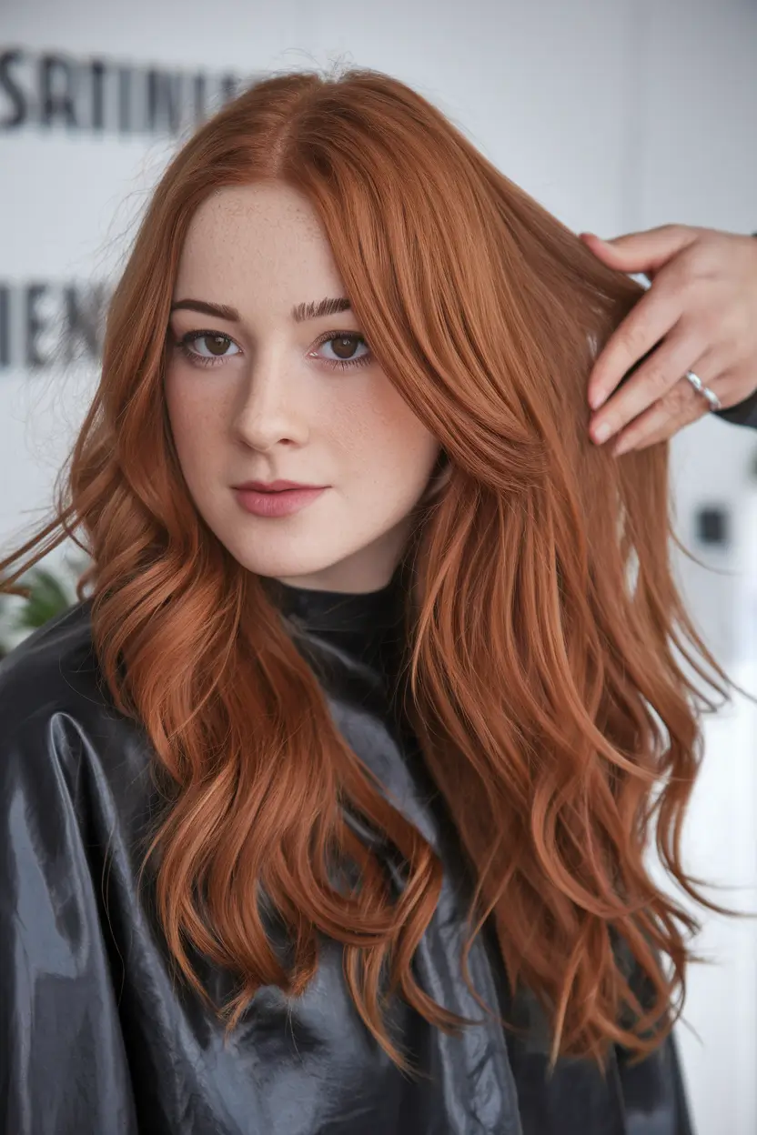 October Fall Hair Color Trends Copper Cinnamon Glow