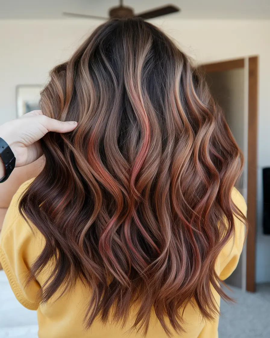 October Fall Hair Color Trends Chestnut with Subtle Red Accents