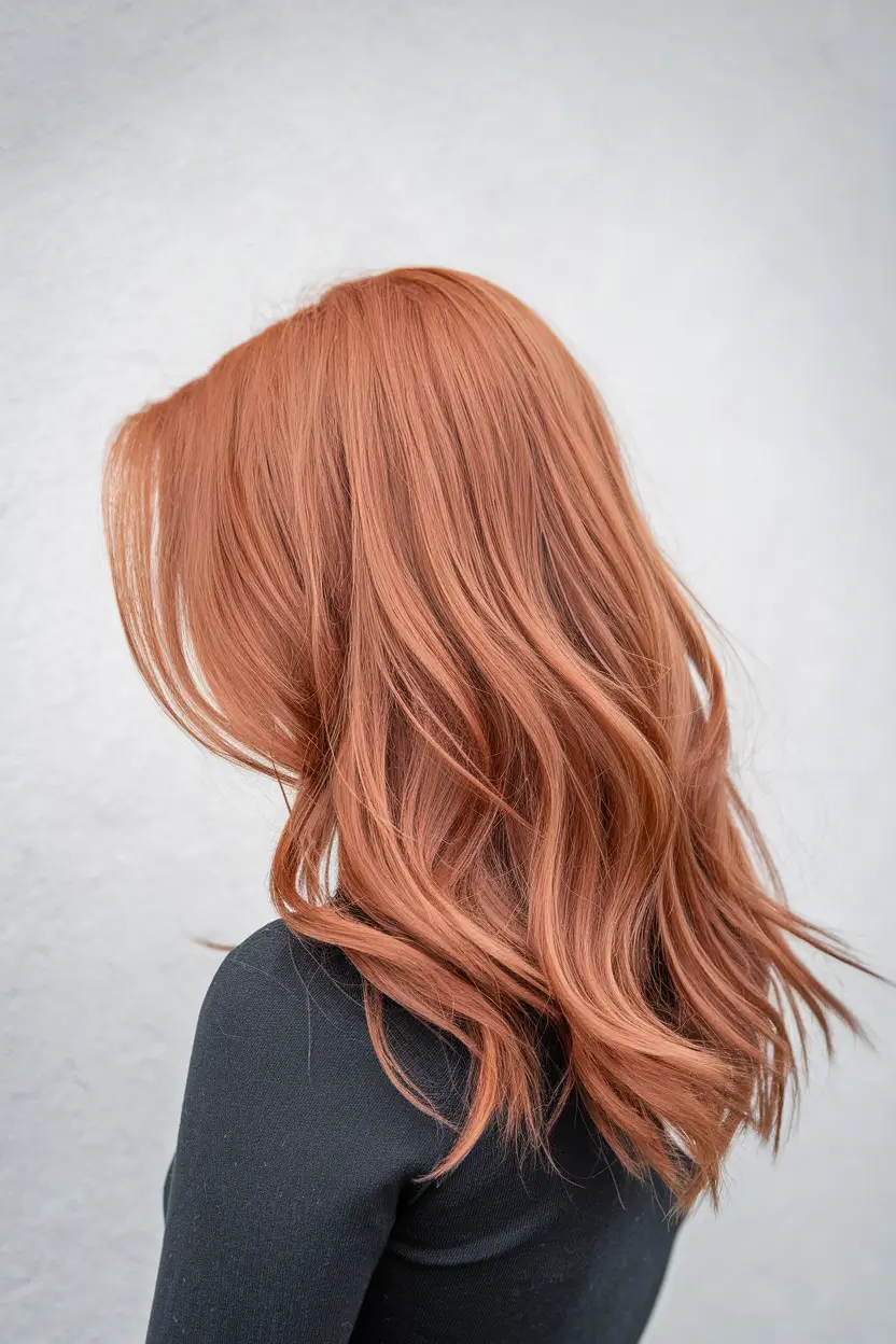 October Fall Hair Color Trends Soft Pumpkin Spice Layers