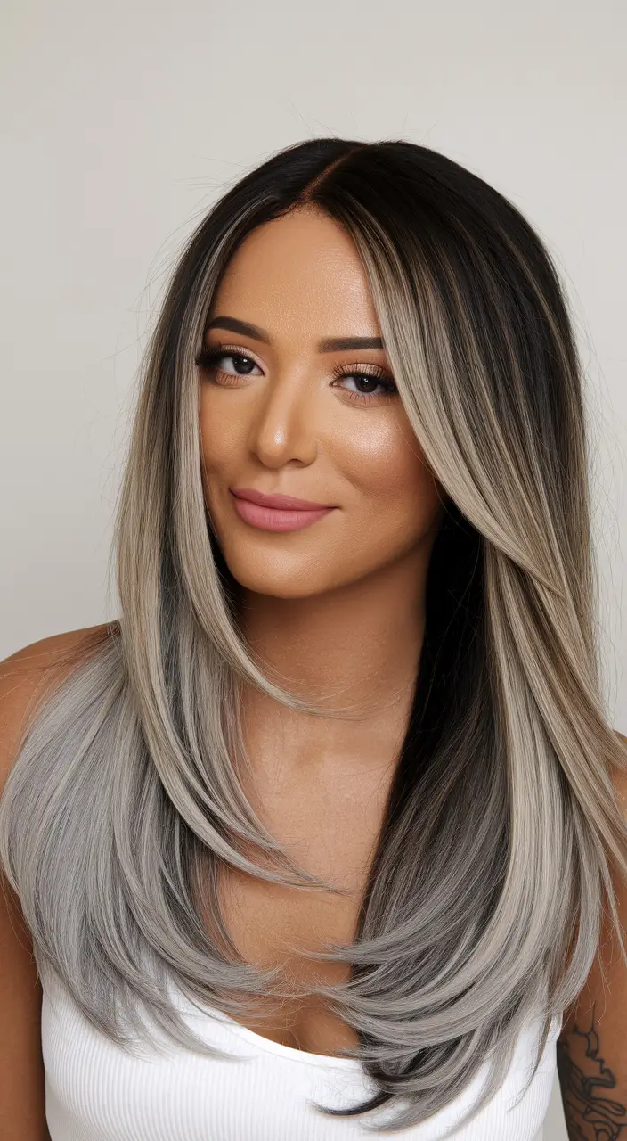 October Fall Hair Color Trends Rooted Smoky Ombre