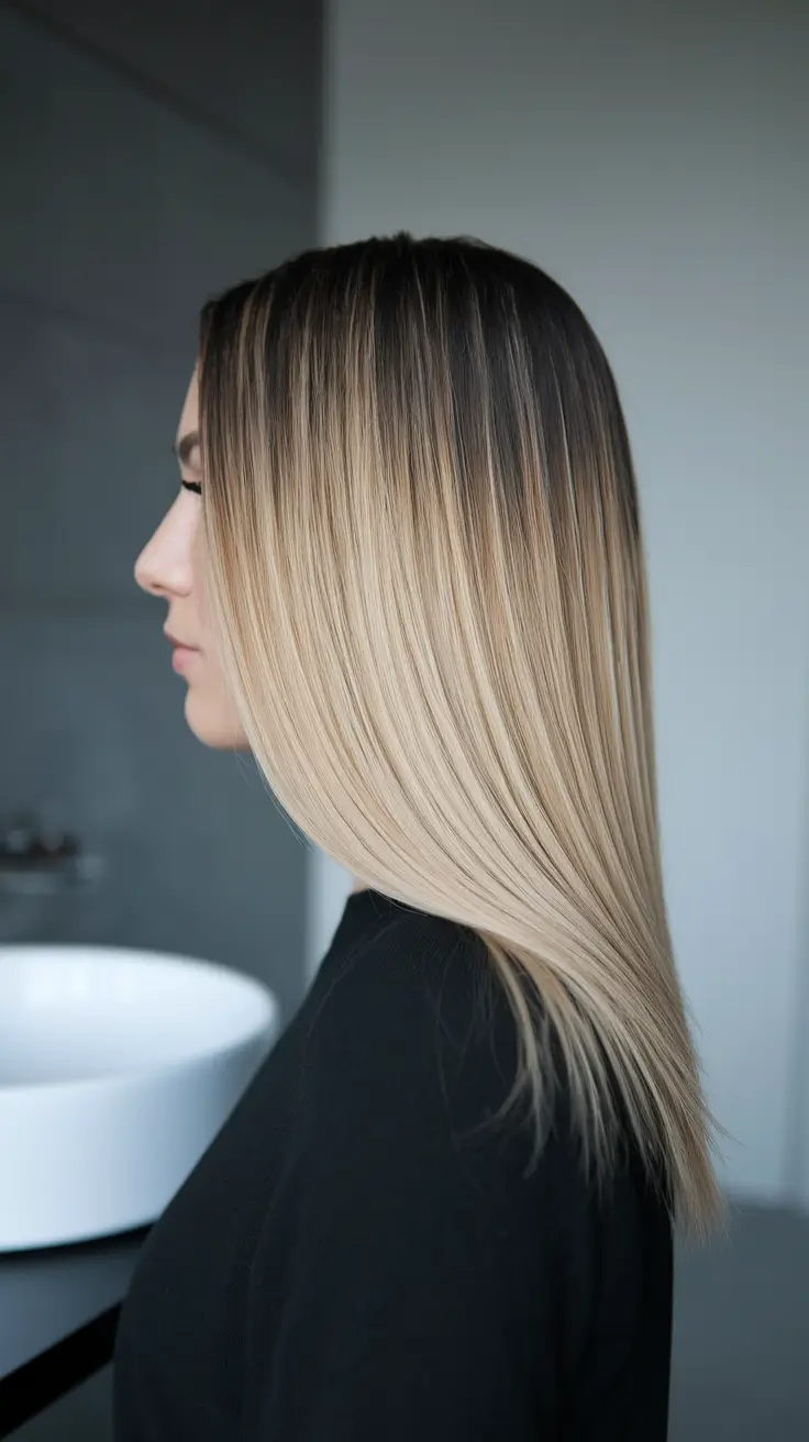 October Fall Hair Color Trends Seamless Blonde Melt