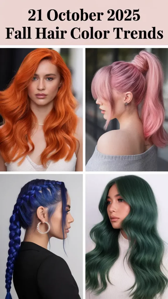 October 2025 Fall Hair Color Trends: Fresh Ideas for Blondes, Brunettes & More