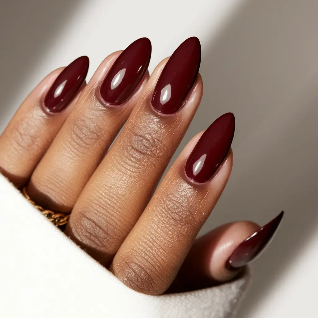 october nail colors 2025 rich wine elegance