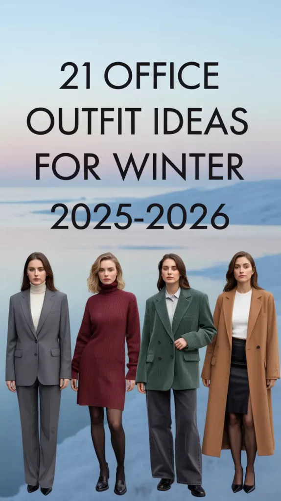 Office Outfit Ideas for Winter 2025–2026: Stylish Looks for Cold Days